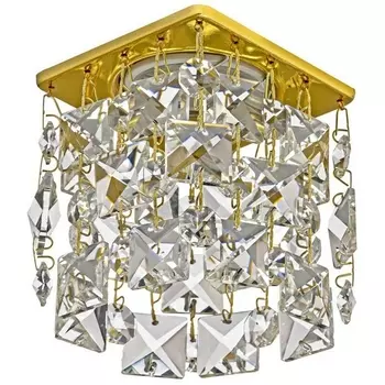 Встраиваемый светильник хрустальный Dio D'Arte Tayo Gold Tayo GU10.5.14.8x8.202 G