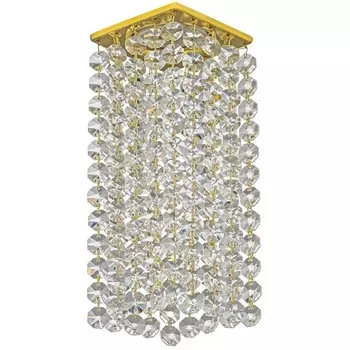 Встраиваемый светильник хрустальный Dio D'Arte Tayo Gold Tayo GU10.5.14.8x8.209 G