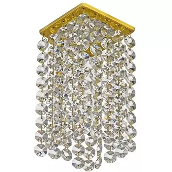 Встраиваемый светильник хрустальный Dio D'Arte Tayo Gold Tayo GU10.5.14.8x8.210 G