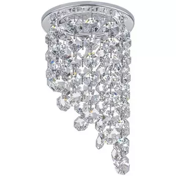 Встраиваемый светильник хрустальный Dio D'Arte Osimo Nickel Osimo GU10.5.14.8.714 N