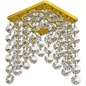 Встраиваемый светильник хрустальный Dio D'Arte Tayo Gold Tayo GU10.5.14.8x8.717 G