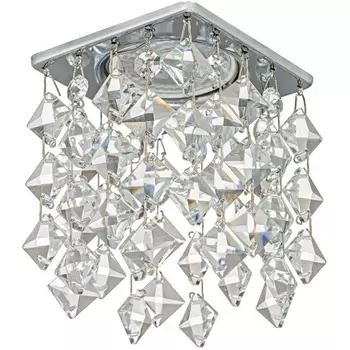 Встраиваемый светильник хрустальный Dio D'Arte Tayo Nickel Tayo GU10.5.14.8x8.103 N