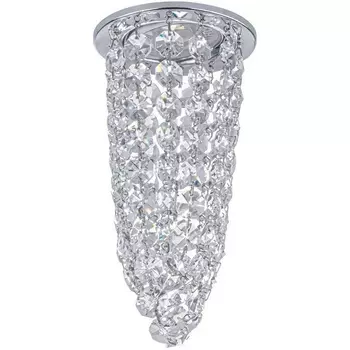 Встраиваемый светильник круглый хрустальный Dio D'Arte Osimo Nickel Osimo GU10.5.14.8.112 N