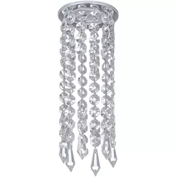 Встраиваемый светильник круглый хрустальный Dio D'Arte Osimo Nickel Osimo GU10.5.14.8.107 N