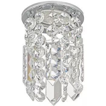 Встраиваемый светильник круглый хрустальный Dio D'Arte Osimo Nickel Osimo GU10.5.14.8.123 N