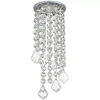 Встраиваемый светильник круглый хрустальный Dio D'Arte Osimo Nickel Osimo GU10.5.14.8.119 N