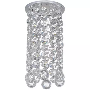 Встраиваемый светильник круглый хрустальный Dio D'Arte Osimo Nickel Osimo GU10.5.14.8.108 N