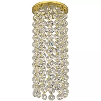 Встраиваемый светильник круглый хрустальный Dio D'Arte Osimo Gold Osimo GU10.5.14.8.109 G