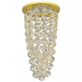 Встраиваемый светильник круглый хрустальный Dio D'Arte Osimo Gold Osimo GU10.5.14.8.112 G