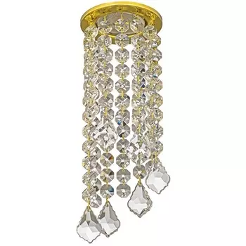 Встраиваемый светильник круглый хрустальный Dio D'Arte Osimo Gold Osimo GU10.5.14.8.119 G