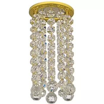 Встраиваемый светильник круглый хрустальный Dio D'Arte Osimo Gold Osimo GU10.5.14.8.108 G