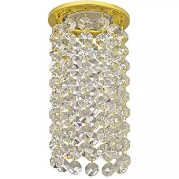 Встраиваемый светильник круглый хрустальный Dio D'Arte Osimo Gold Osimo GU10.5.14.8.110 G