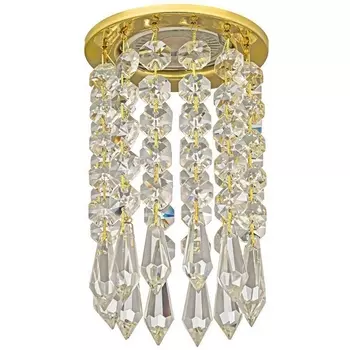 Встраиваемый светильник круглый хрустальный Dio D'Arte Osimo Gold Osimo GU10.5.14.8.121 G