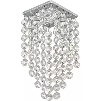 Встраиваемый светильник хрустальный Dio D'Arte Tayo Nickel Tayo GU10.5.14.8x8.114 N