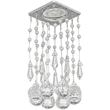 Встраиваемый светильник хрустальный Dio D'Arte Tayo Nickel Tayo GU10.5.14.8x8.120 N