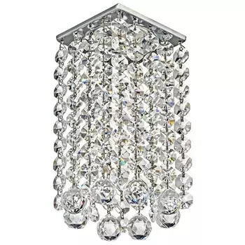 Встраиваемый светильник хрустальный Dio D'Arte Tayo Nickel Tayo GU10.5.14.8x8.108 N