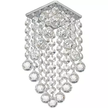 Встраиваемый светильник хрустальный Dio D'Arte Tayo Nickel Tayo GU10.5.14.8x8.113 N