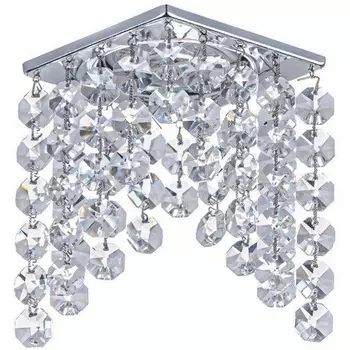 Встраиваемый светильник хрустальный Dio D'Arte Tayo Nickel Tayo GU10.5.14.8x8.117 N