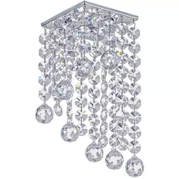 Встраиваемый светильник хрустальный Dio D'Arte Tayo Nickel Tayo GU10.5.14.8x8.115 N