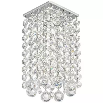 Встраиваемый светильник хрустальный Dio D'Arte Tayo Nickel Tayo GU10.5.14.8x8.107 N