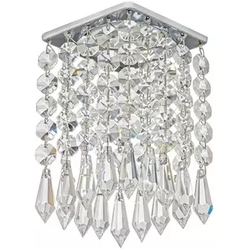 Встраиваемый светильник хрустальный Dio D'Arte Tayo Nickel Tayo GU10.5.14.8x8.121 N