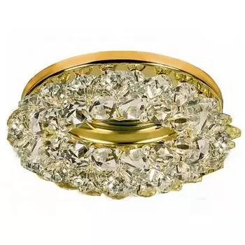 Встраиваемый светильник круглый хрустальный Escada Novara 261056