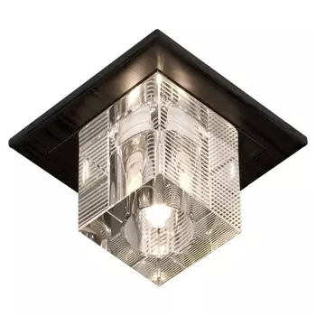 Встраиваемый светильник IP21 Di Lussole Loft Notte Luna GRLSF-1300-01 форма куба