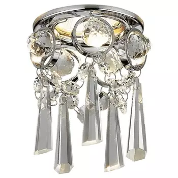 Встраиваемый светильник K2222 CH/CL Ambrella Хрусталь С Подвесами