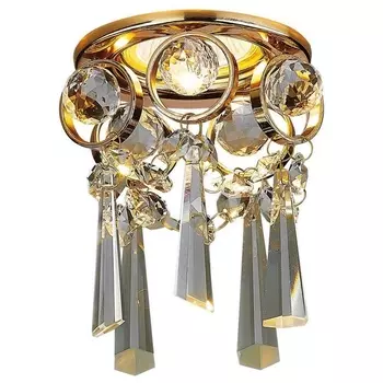 Встраиваемый светильник K2222 CL/G Ambrella Хрусталь С Подвесами