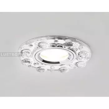 Встраиваемый светильник Ambrella Хрусталь Зеркальный K225 CH