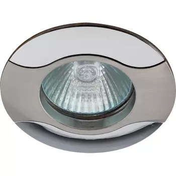 Встраиваемый светильник круглый KL18 SN/CH ЭРА