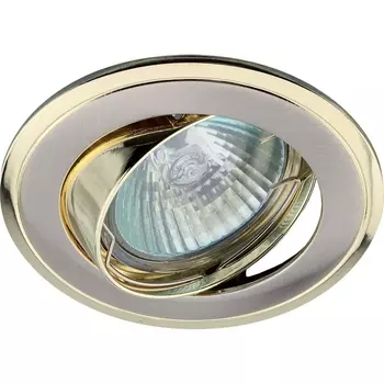 Встраиваемый светильник круглый KL22 А SN/G ЭРА