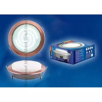 Встраиваемый светильник круглый GX70/H5 Uniel ANTIQUE COPPER