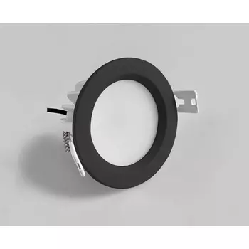 Встраиваемый светильник круглый IP65 светодиодный Italline IT08-8018 black 3000K