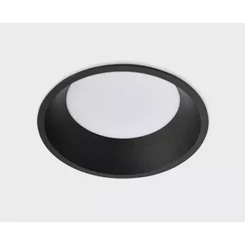 Встраиваемый светильник круглый светодиодный Italline IT06-6012 black 3000K