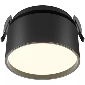 Встраиваемый светильник круглый светодиодный Maytoni Onda DL024-12W3K-B