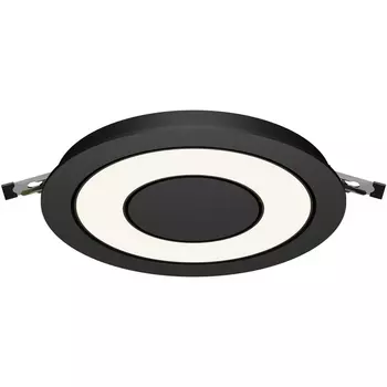 Встраиваемый светильник круглый светодиодный Maytoni Vector DL102-12W4K-B