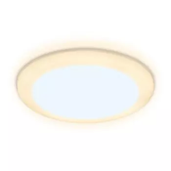 Встраиваемый светильник круглый светодиодный с подсветкой Ambrella Downlight DCR303