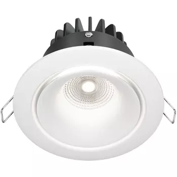 Встраиваемый светильник круглый Yin 4000K 1x12Вт 60° LED Maytoni Technical DL031-L12W4K-W