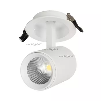 LED спот встраиваемый LGD-678WH-9W White 25deg (Arlight, IP20 Металл, 3 года) 022243