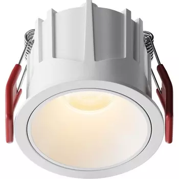 Встраиваемый светильник круглый Maytoni Alfa LED DL043-01-10W2.7K-RD-W