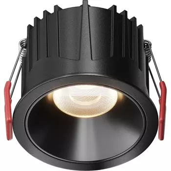 Встраиваемый светильник круглый Maytoni Alfa LED DL043-01-15W3K-RD-B-1