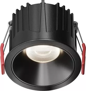 Встраиваемый светильник круглый Maytoni Alfa LED DL043-01-15W4K-RD-B-1