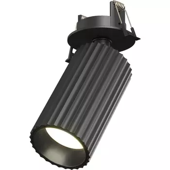 Встраиваемый светильник круглый Maytoni Calipso C110CL-01-GU10-B