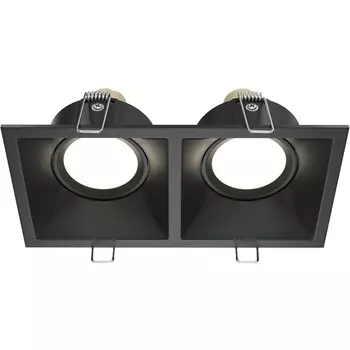 Встраиваемый светильник Dot GU10 2x50Вт Maytoni Technical DL029-2-02B