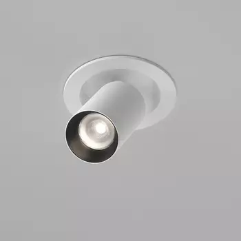 Встраиваемый светильник круглый Maytoni Focus LED C071CL-7W4K-WB