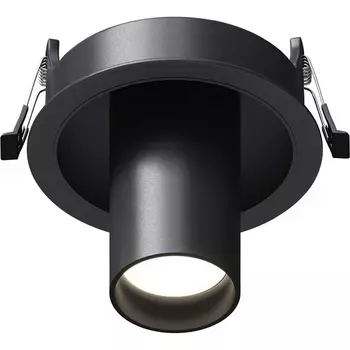 Встраиваемый светильник круглый Maytoni Focus S C048CL-01-GU10-B