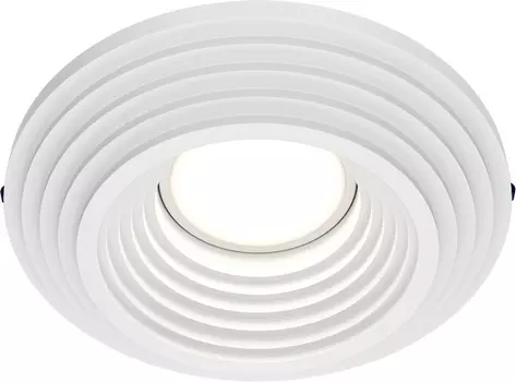 Встраиваемый светильник круглый Maytoni Gyps Modern DL004-1-01-W-1