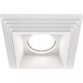 Встраиваемый светильник Maytoni Gyps Modern DL005-1-01-W-1