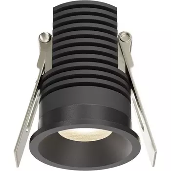 Встраиваемый светильник круглый светодиодный Maytoni Mini DL059-7W3K-B